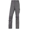 Deltaplus Pantalone da lavoro Panostrpa Tg. XL grigio/nero DELTAPLUS