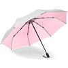 Atyhao Ombrellone Parasole Ombrello Pieghevole Lady Woman 3 Ombrello Anti UV Portatile Portatile Outoor Rosa
