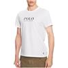 Ralph Lauren T-Shirt Uomo Bianco T-Shirt Casual con Stampa Logo M