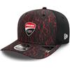 New Era Cappello da baseball 9Fifty Crinkle AOP Ducati Motor Logo adulto nero, Nero , M-L