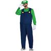Disguise Nintendo Uomo Deluxe Costumi Not Applicable, Luigi, XXL