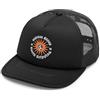 Volcom Trucker Hat - Adjustable Flat Brim cap with Logo Cappellino da Baseball, Truck Stop Nero, Taglia Unica Uomo