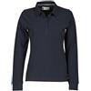 CHEMAGLIETTE! Polo da Lavoro Manica Lunga Donna Maglia 100% Cotone 4 Bottoni Payper Florence