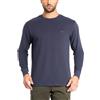 BE BOARD 1 Pezzo T-Shirt Uomo Manica Lunga 9024 Girocollo. Disponibile Anche in Taglie Calibrate Nero Taglia XXXL