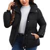 MJGkhiy Piumino Donna Invernale Curvy Leggero Cappotto Con Zip Autunnale Giubbino Trapuntato Taglie Forti Moda Piumini Imbottita Comodo Elegante Puffer Jacket Casual Giacca Antivento Caldo