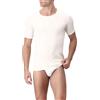 PEROFIL - Canotta Manica Corta Girocollo da Uomo, 5/L, Bianco