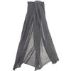FANTASIE TERRENE Stola Sciarpa Cashmere riciclato di alta qualità ecosostenibile. Made in Italy. Colore Grigio
