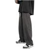 Onsoyours Jeans Uomo Pantaloni Y2K Denim Jeans Larghi Pantaloni per Uomini Hip Hop Pantaloni a Gamba Dritta Slim Fit Vintage Stretch Pantaloni Cargo Streetwear A Nero L