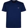 BE BOARD 1 Pezzo T-Shirt Uomo Mezza Manica 908 Girocollo. Disponibile Anche in Taglie Calibrate Blue Taglia 7XL