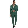 Giosal Abito Uomo Outfit Completo Giacca Pantalone Melangiato Cerimonia Elegante Casual (IT, Numero, 54, Regular, Regular, Beige Monopetto)