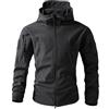 Generico Cappotto Uomo Felpa Pile Uomo Taglie Forti Snowboard Giacca Sci Giubbotto Vento Imbottito Antivento Jacket Pesante Lavoro Militare Abbigliamento 2#Motivo Serpente L