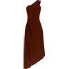 Daikascbny Abito Sera Damigella d'Onore Ruffled Sposa Spalline Classico Lunghi Elegante da Donna Spalline Cerimonia Abito da Donna Vestito da Sera Eleganti Cocktail Party Abiti Sera Donna Eleganti