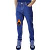 Generico Jeans Invernali Uomo Termici Interno Pile Elasticizzati Mastino vestibilità Comoda Regular Fit (IT, Numero, 62, Regular, Regular, Denim Medio)