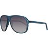 Guess GU6876 Occhiali da sole, Rettangolari, 59, Blu
