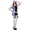 Fiori Paolo 62079 - Marinaretta Costume Donna Adulto, Blu, Taglia 40-42