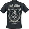Black Sabbath The End Grim Reaper Uomo T-Shirt Nero S 100% Cotone Regular