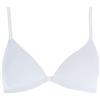 Cotonella, Reggiseno a Triangolo Chiara in Morbida Microfibra, con Coppe Imbottite Preformate e Foderate in Cotone - Reggiseno Senza Ferretto - Art.CD017-2 Pezzi Bianco tg 2