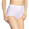 Sloggi Basic Maxi, Offerta 6 E 12 Pezzi, Slip Donna Maxi, Maxi, Slip Donna in Cotone (6 Pezzi Bianco, 5-46)