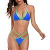 SHERRYLO - Costume da bagno perizoma da donna bikini sexy bikini micro brasiliani perizoma string bikini intimo da donna costumi da bagno a triangolo, S