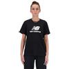 New Balance Sport Essentials Jersey Logo T-Shirt da Donna Black S