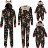 Generico Pigiama Donna,Pigiama Coordinato Famiglia Natale Set Manica Lunga Stampati Top + Pantaloni Lunghi Xmas Pjs Set Comodo Babbo Natale Completo Pigiama Natale Famiglia per papà Mamma Donna