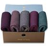 GATTI A POIS Box da N.5 Calze Lunghe CashCotton a Righe e Pois, C alze da Uomo calde lunghe dall ataglia 39/42 alla 43/46