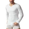 SalGiu Maglia (2 Pezzi) Intima 100% Lana e Cotone Scollo a V Manica Lunga (l)