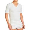 Generico Maglietta Intima Uomo Lana Cotone Offerta 3-4-6 Pezzi Scollo V Maglia Intima Uomo Termica Invernale 289 (6 Pezzi-Bianco Lana, XXL)