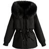 Generico trench donna verde Piumino Donna Invernale Lungo Cappotto Primavera Parka Invernale Curvy Giubbotto Imbottito Giacca Da Neve Trench giacca vento