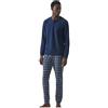 RAGNO Pigiama uomo in cotone felpato punto milano art. U613N1-58, Blu