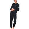 Lotto Pigiama Uomo in Caldo Cotone Invernale, Linea Prestige, Pigiama Uomo Invernale (4068-BLU, M)