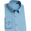 Rfmfkkg Camicie da uomo in fibra di bambù liscia senza tasca Business manica lunga Standard Fit Non-Iron Dress Shirt, 118-5, XXL