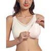 Evobliss Reggiseni per Mastectomia da Donna con Tasche, Reggiseno per Tutti i Giorni per Post Intervento Chirurgico, 1 Paio di Imbottiture Rimovibili per Il Petto, Colore della Pelle, L/XL