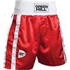 GREEN HILL Pantaloncino da Boxe Modello Elite Rosso Blu (M, Blu)