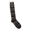 Gallo calze uomo righine multicolor in cotone e cashmere art. AP102852 colore sasso/panna taglia unica 40-45