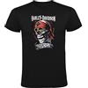 Genérico Maglietta Harley Logo Nero 100% Cotone - Stile Leggendario in tutte le taglie per uomo (S-XXL), Nero , M