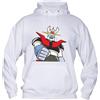 Vestin M-Italy Felpa Cappuccio Uomo & BAMBIN - mazinga z - Super vestibilità Top qualità (IT, Testo, XS, Regular, Regular, Bianco)