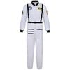 Josamogre Costume Astronauta Adulto per Uomo Costume Spazio Tuta Maschio Costumi Spaziale Halloween Carnevale Cosplay Bianco M