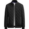 Generic Piumino invernale trapuntato a rombi da uomo, leggero, sportivo, termico, nero, taglia 5XL