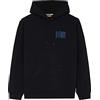 Iuter 23SISH89 BLACK FELPA SPINE SKULLS HOODIE TG XL