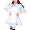 Zambuph Vestito operato da Alice per adulti Taglie multiple disponibili Materiali in poliestere Lolita Maid Costumi Cosplay Convenzioni