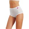 JADEA Art. 787 Slip Donna Alto (6 Pezzi) - Bianco - Taglie dalla 4 alla 8 (6, Bianco)