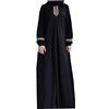 Naisicatar Donne Abiti Musulmani, Veste di Preghiera Sciolta, Stampare Abiti islamici Ramadan Jilbab Abito per Donne Nere m