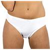 Laiole Confezione 6 Pezzi Slip Donna 100% Cotone SGAMBATO 222 (6, Bianco)