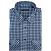 Siry Work Camicia Uomo Manica Lunga a Quadri con Taschino vestibilità Classica 100% Cotone Art. Grado (IT, Testo, XXL, Regular, Regular, col 363)
