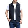 YOUCAI Gilet Sportivo Uomo Leggero Gilet da Pesca Estivo Casual Giacca Senza Maniche Panciotto Campeggio Giacca Utility Gilet Giubbino Smanicato da Lavoro,Marina Militare,XL