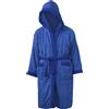 LARA MORADA Accappatoio Bambino - Bambina, Ragazza - Ragazza Tinta Unita Bordo, In Morbida Spugna di Cotone 100% Con Cappuccio 450gr/m2 (IT, Età, 2 anni, 4 anni, Regular, Azzurro/Blu Royal)