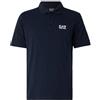 EA7 Polo da Uomo Core Identity in Cotone Stretch Blu Taglia 3XL Codice 8NPF14PJVQZ-1562