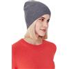 Style & Republic Berretto Sportivo in Cashmere in 100% Cashmere - Il Tuo Morbido Berretto di Alta qualità per Eleganti momenti Autunnali e Invernali, Blu Scuro, 48