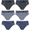 Navigare 6 Slip Uomo NAVIGARE UNDERWEAR Mutanda Intimo Elasticizzato elastico esterno Varie Fantasie (XL, 2994Z)